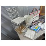 Organization Bins, Craft Letters, Glue Gun, New Bag, Curling Iron, and More