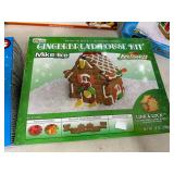 Assorted Gingerbread Houses, Specialty Candy Houses, Nesquik Gift Set