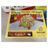 Assorted Gingerbread Houses, Specialty Candy Houses, Nesquik Gift Set