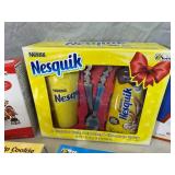 Assorted Gingerbread Houses, Specialty Candy Houses, Nesquik Gift Set