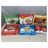 Assorted Gingerbread Houses, Specialty Candy Houses, Nesquik Gift Set