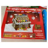 Assorted Gingerbread Houses, Specialty Candy Houses, Nesquik Gift Set