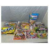 Large Lot of Assorted Candy, Dots, Mixes, Mini Pops, Chupas, Tootsie Rolls, and More