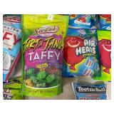 Assorted Candy, Air Heads, Taffy, Chupa Chups, Junior Mints, and More