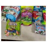Assorted Candy, Air Heads, Taffy, Chupa Chups, Junior Mints, and More