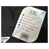 New Backpack and 2 New 18 inch Duffle Bags