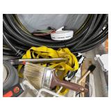 Assorted Tools, Hardware, Garden Hose, and More