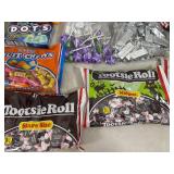 Assorted Candy, Tootsie Rolls, Tootsie Pops, Fruit Chews, Dots, and More