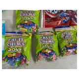 Assorted Candy, Tootsie Pops, Fruit Chews, Blow Pops, Sugar Babies, and More