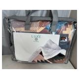 New Luxe Home Sherpa Throw Blanket