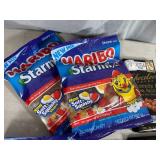 Assorted Candy, Chocolove Chocolate Bars, Haribo Gummy Candy