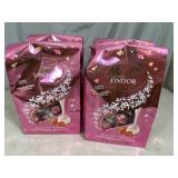 4 Large Bags of Lindt Lindor Strawberries and Cream Chocolate Truffles