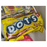 Assorted Candy, Dots, Dubble Bubble, Fruit Chews, Tootsie Rolls, and More