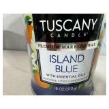 New 18 oz Tuscany Premium Candle with Essential Oils