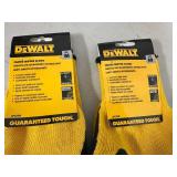 New Dewalt and Scotts Brand Work Gloves / Gardening Gloves