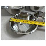 4 New Bene Casa Stainless Steel Mixing Bowls