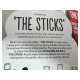 4 New "The Sticks" Hard Rubber Dog Toys