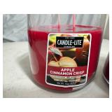 2 New Candle-Lite Dual Wick Candles