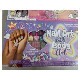 2 New Nail Art, Body Art, Lip Gloss, Sparkle Hair Kits