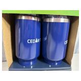 Set of 2 New 40 oz Stainless Steel Tumblers