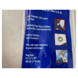 New 3 x 5 ft American Flag with Pole and Bracket