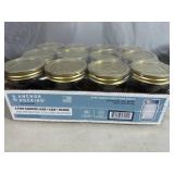 12 New Anchor Hocking Canning Jars - 1 pint Wide Mouth