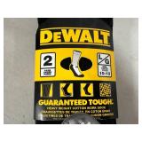 2 New Pairs of Dewalt Heavy Cotton Work Socks