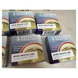 New Anchor Hocking Wide Mouth Jar Lids and Rings