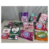 Assorted Candy Andes Mints, Blow Pops, Cotton Candy, Caramel Apple Pops, and More