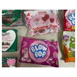 Assorted Candy Andes Mints, Blow Pops, Cotton Candy, Caramel Apple Pops, and More