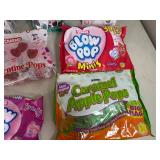 Assorted Candy Andes Mints, Blow Pops, Cotton Candy, Caramel Apple Pops, and More