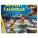 New National Geographic Dinosaur Advent Calendar with 24 Dinosaurs and T-Rex Tooth Replica