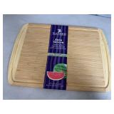 New Large Kona Groove Bamboo Cutting Board