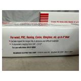 4 New Milwaukee Carbide Tooth Hole Saws - 4 Sizes