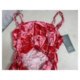 2 New Pink Butterfly Print Summer Dresses - XS and Medium