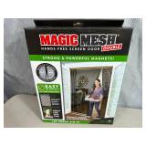 New Magic Mesh Hands-Free Magnetic Screen Door - Double Size