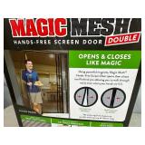 New Magic Mesh Hands-Free Magnetic Screen Door - Double Size