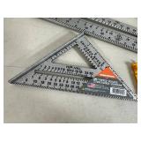 New Swanson 12 inch Speed Square, 7 inch Speed Square and 2 Line Levels