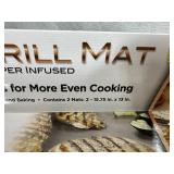 New Pack of 2 Copper Infused Grilling / Baking Mats