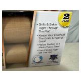 New Pack of 2 Copper Infused Grilling / Baking Mats