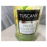 New 18 oz Tuscany Premium Candle with Essential Oils