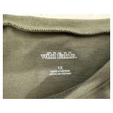 18 New Crew Neck Crop Top T-Shirts - Size 1X