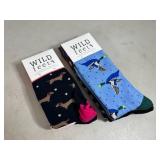 6 New Pairs of Cute Novelty Socks - Dogs and Ducks!
