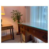1950 Desk with Glass Top from Cararak Furniture in Bolton Massachusetts (Mafs)