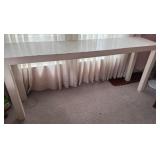 Solid Built Long Sofa or Plant Table