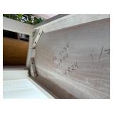 Solid Built Long Sofa or Plant Table