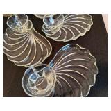 Punch Bowl With Cups and Four Dessert Plates