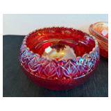 Indiana Glass Heirloom Rose Bowls