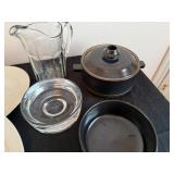 Serving Pieces of Pitcher, Casseroles & Platters