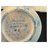 Canadian Rice Paper Original Art Print From Artist Gruel Plus Pottery Dolphin Container from Greece